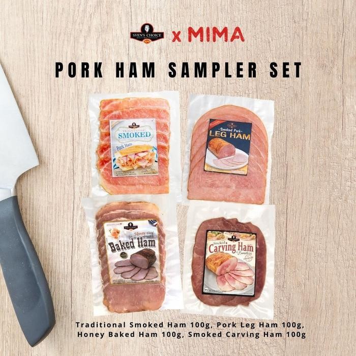 

Sven'S Choice Pork Ham Sampler Set 100Gram Original Dan Terpercaya
