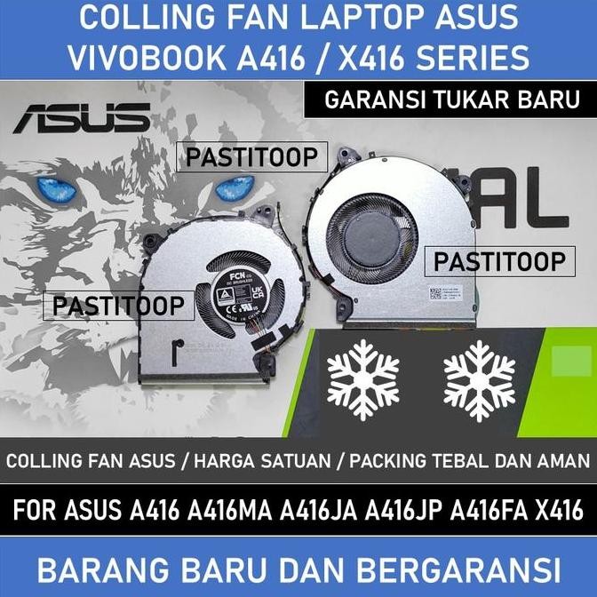 Fan Asus Vivobook A416 A416Ma A416Ja A416Jp A416Ja A416Fa X416 New Stok