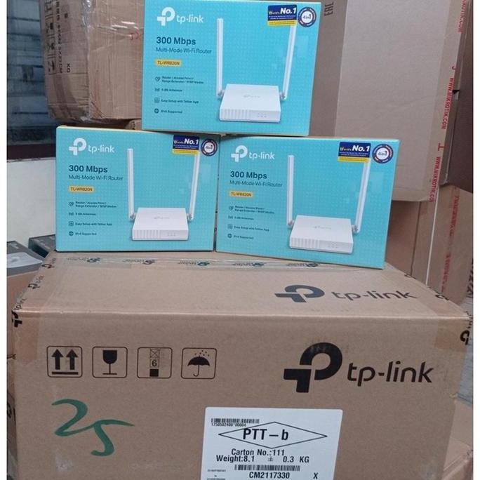 Tp-Link Tl Wr 820N 300Mbps Wifi/Wireless Router 1Dus New Stok