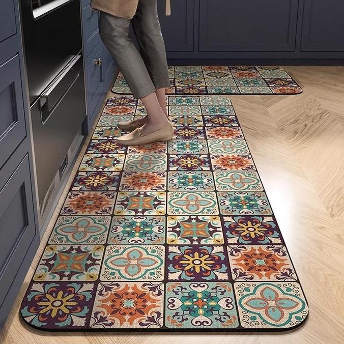 hot saleBAIYI keset dapur tahan air dan tahan minyak,Keset dapur,keset dapur tanpa cuci,keset dapur 