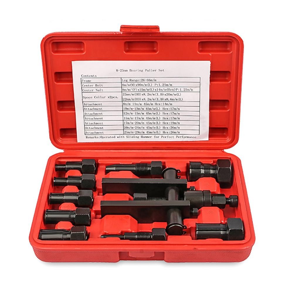 10PCS Tracker Bearing Puller Set Treker Pencabut Bearing Set Treker Cabut Bearing Dalam Treker Pembu