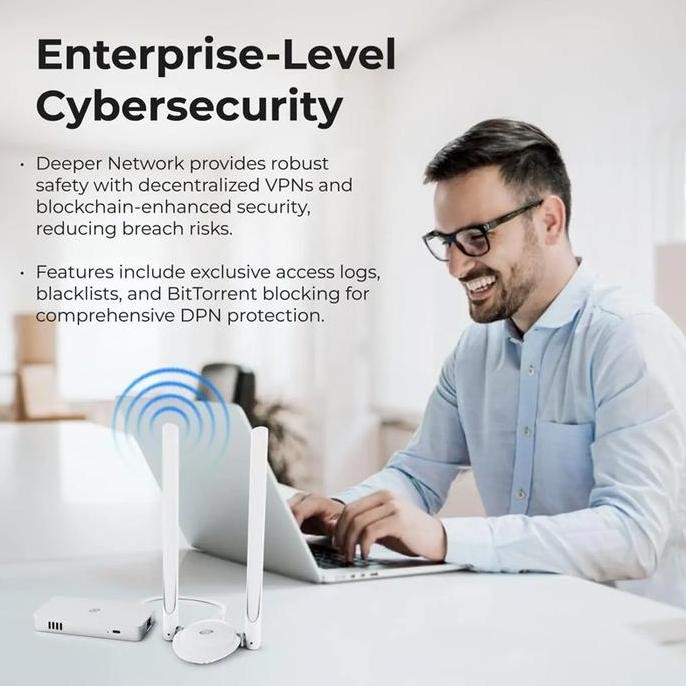 Deeper Connect Mini Set Decentralized Vpn Router New Stok