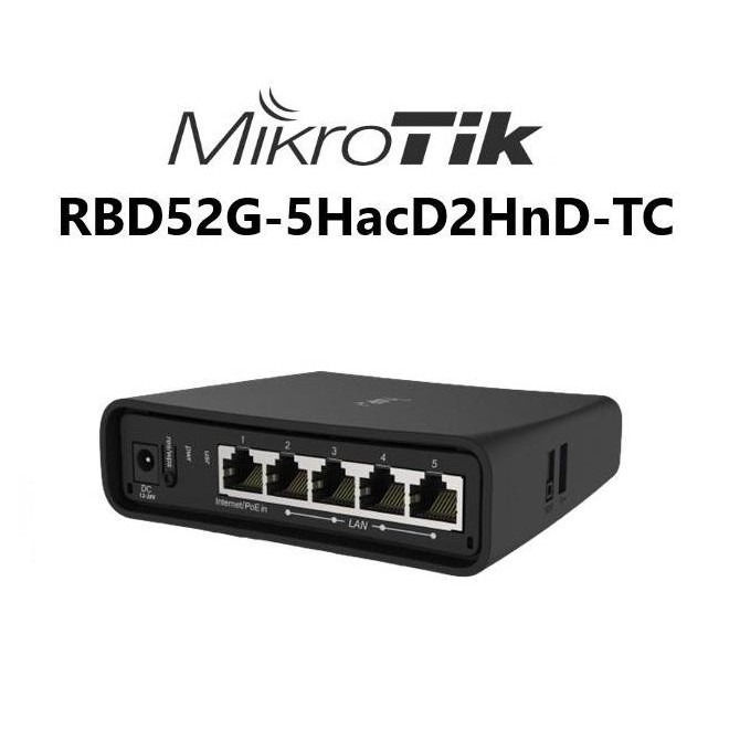 Mikrotik Rbd52G-5Hacd2Hnd-Tc Hap-Ac2 Wireless Router Indoor Rbd52G New Stok