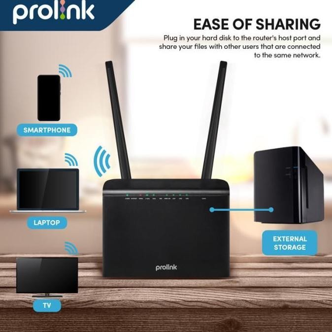 Prolink Sim 4G Lte Unlock Wifi Router Dual Band Dl7303 New Stok