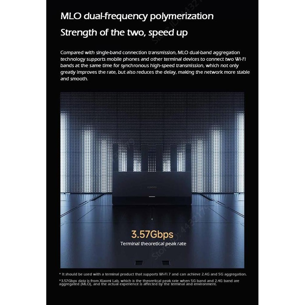 Mi Mesh Router Be6500 Quad Core Wifi 7 6500Mbps 2.5G Gigabit Port Ethernet Wireless Gaming Alot Wi-F