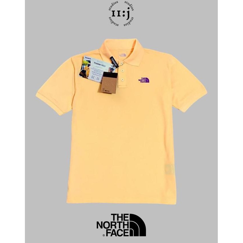 Sale Kaos Polo The North Face Calpine Polo Shirt Tnf Asli Original - Yellow