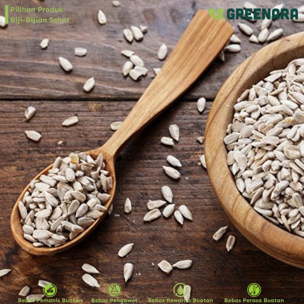 

Cod Greenara Natural Lightly Salted Roasted Sunflower Seed 1Kg / Kuaci Kupas Panggang Asin Po-132