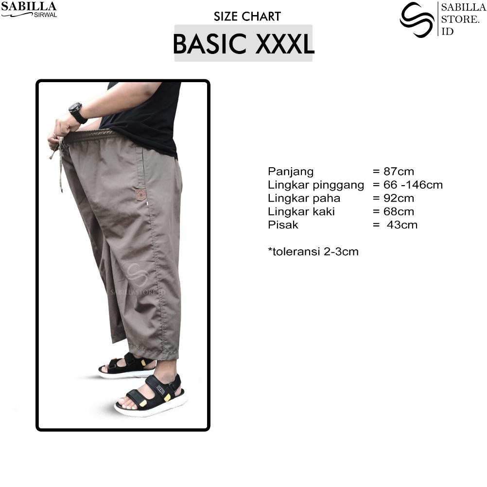 Terlaris Sirwal Sabilla Sirwal Jumbo Basic Xxxl Ja-121