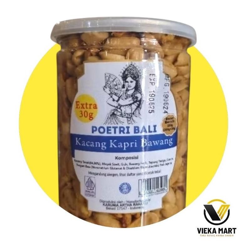 

Poetri Bali Kacang Kapri Bawang Kemasan Toples 320G