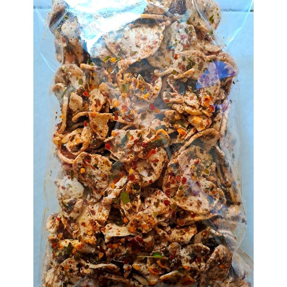 

Promo Basreng Pipih Premium Pedas Daun Jeruk Kari'Am Bandung 1Kg Ah-57
