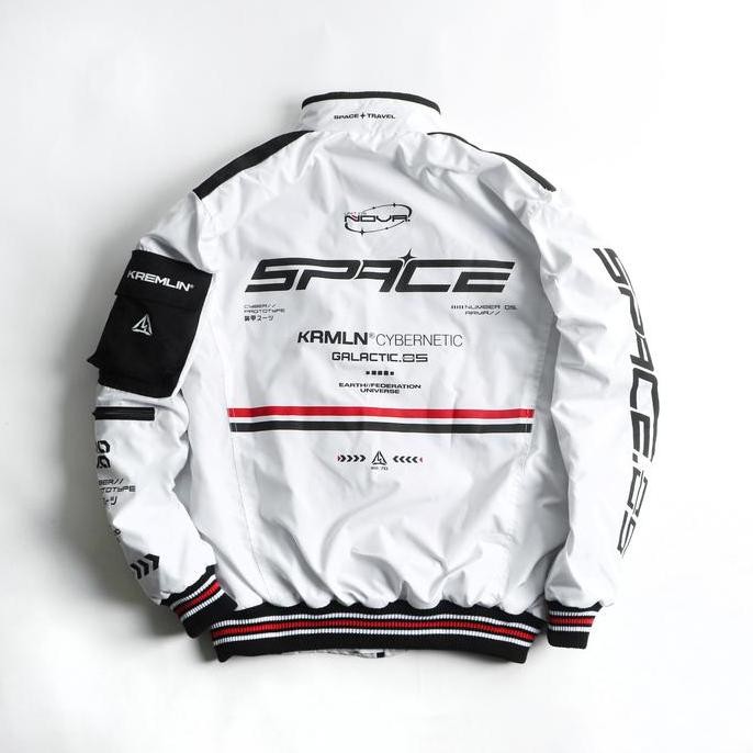 Kremlin Bomber Jacket Space Putih - Nova Co