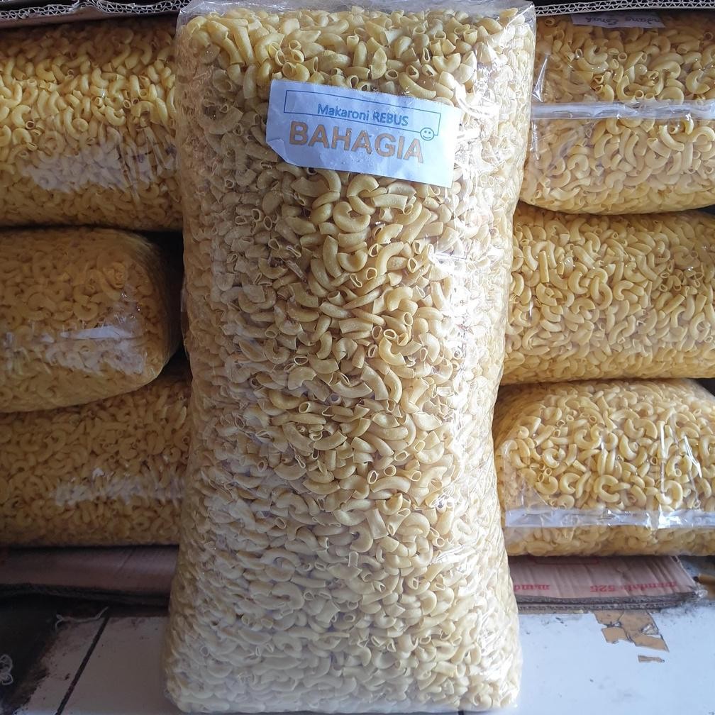 

[Bal] Makaroni Mentah Rebus Bantet Bantat Bahagia Repack 5 Kg - Makbah
