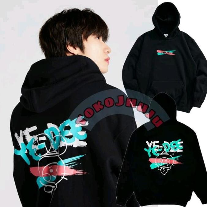 Jaket Hoodie Jumper Trejo Yedam Karakter Yedee Sablon Depan Belakang Co