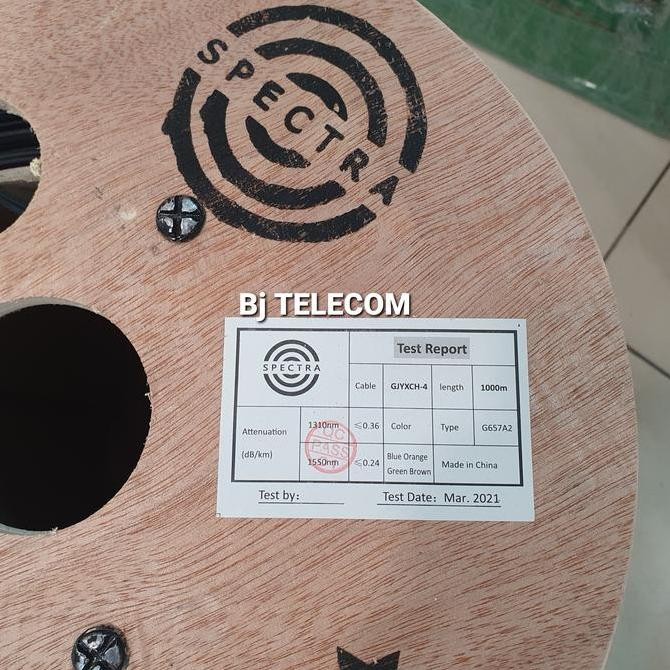 Kabel Fo Outdoor 4 Core/ Kabel Drop Wire Fo 4 Core 3Seling/Ftth 4Core New Stok