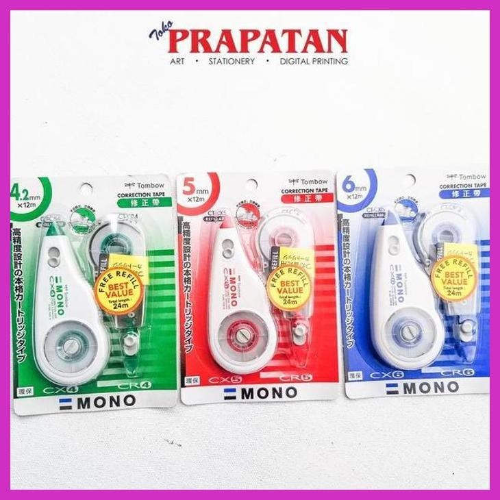 

( SEKOLAH / LUKIS ) SALE TOMBOW CORRECTION TAPE CT-CX / TIP EX KERTAS TOMBOW TERMASUK REFILL (SENI / MENGGAMBAR / ART / KERAJINAN ) PRIVASI AMAN