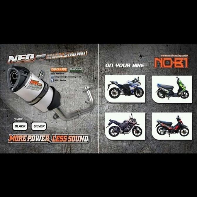 KNALPOT NOBI /NOB 1 NEO SS MOTOR HONDA VARIO 125/150/ PCX 125 terlaris