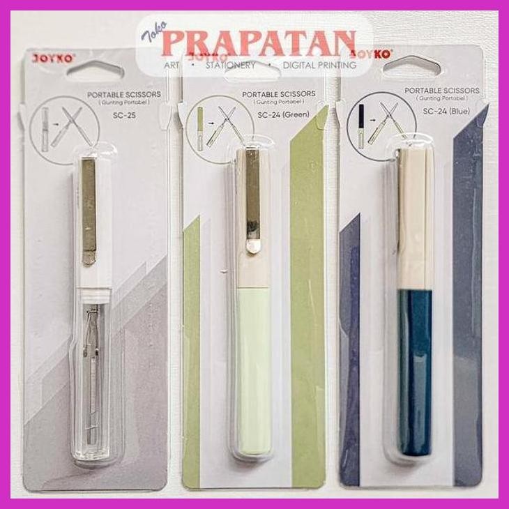 

( SEKOLAH / LUKIS ) PROMO GUNTING PORTABLE JOYKO SC 24-25 | SCISSORS (SENI / MENGGAMBAR / ART / KERAJINAN ) PACKING AMAN