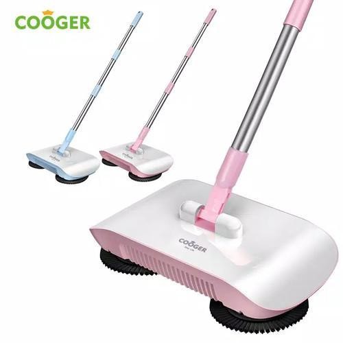 Cooger Sapu Lantai Otomatis Pembersih Lantai Dua Varian Warna