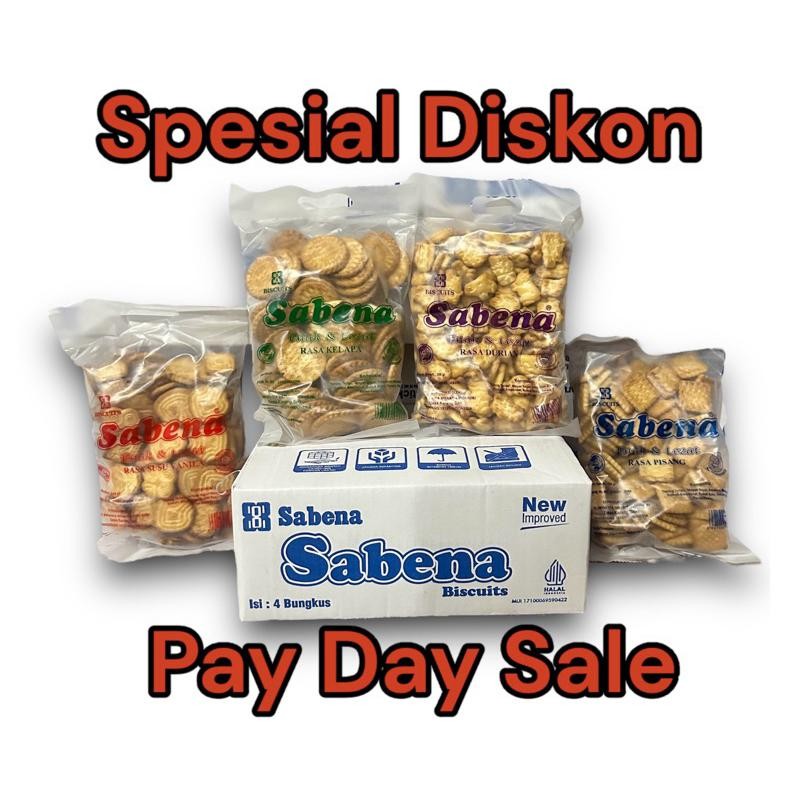 

rt-69 et-98 Sabena Biskuit Halal 4 Rasa Isi 4 Kantong Premium Hemat