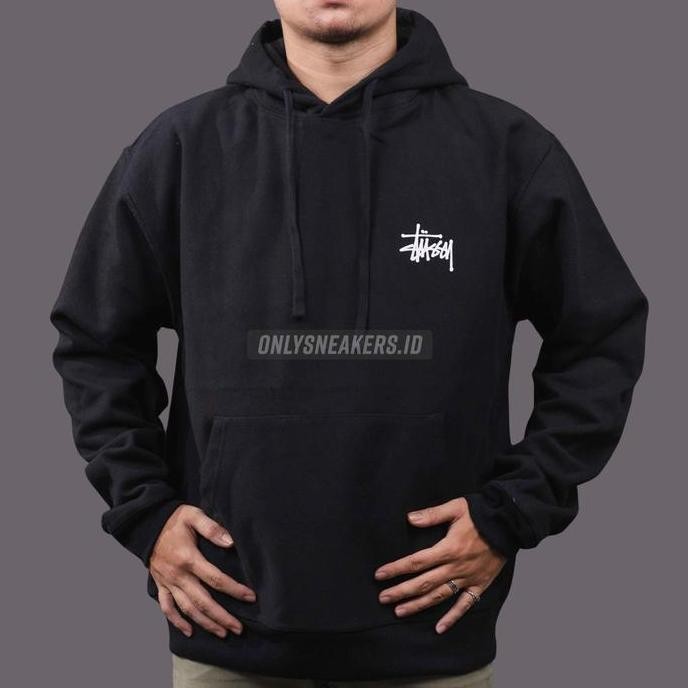 Stussy Basic Stussy Black Hoodie Co