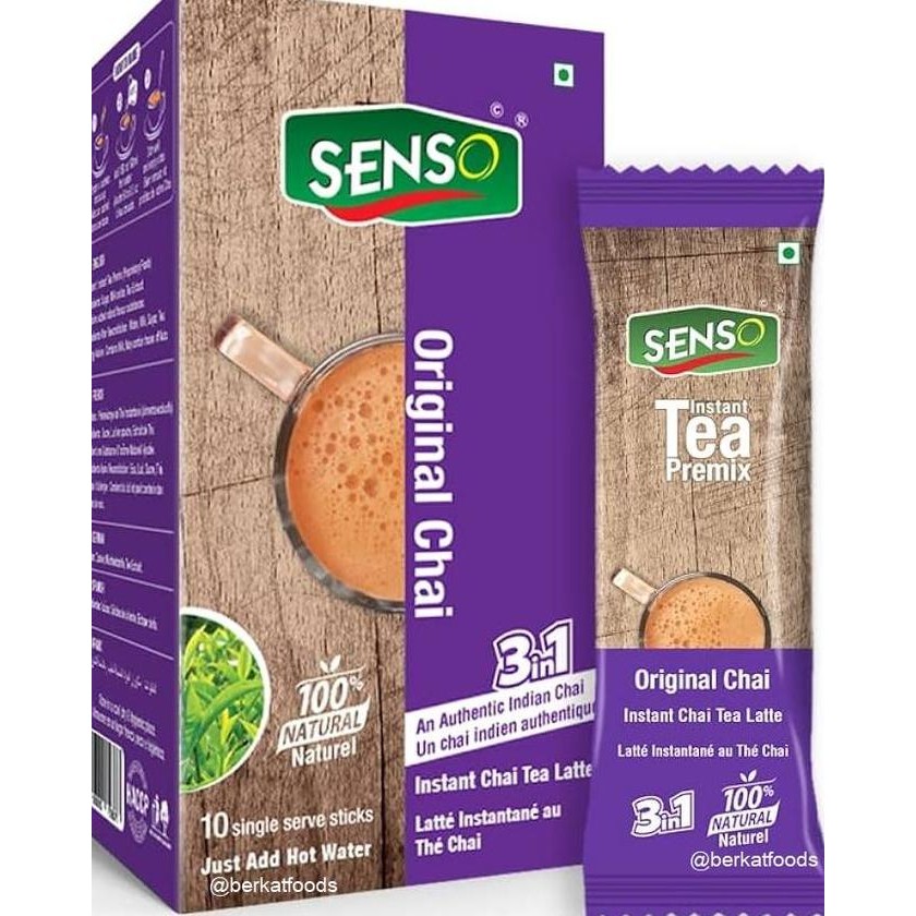 

\"\"\"\] Instant Original Tea Senso India / Karak Chai Plain / Teh Susu Polos