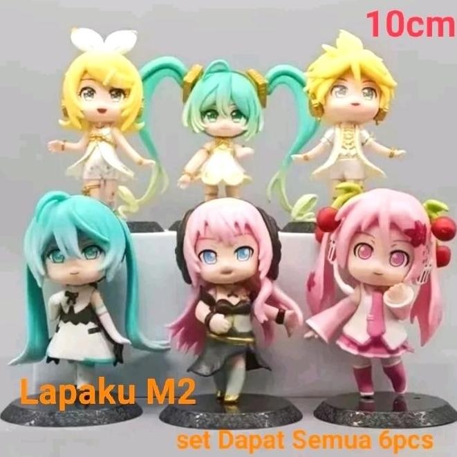Vocaloid Hatsune Miku Kagamine Rin Len Luka Action Figure lapaku72 Segera Dapatkan
