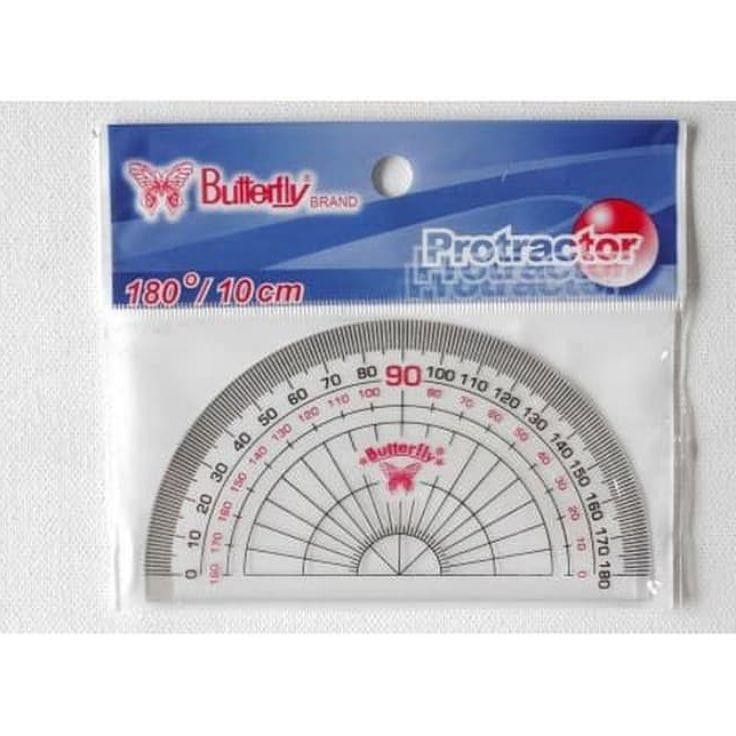 

Penggaris Busur Butterfly 18010Cm No.4 1Pak12Pcs