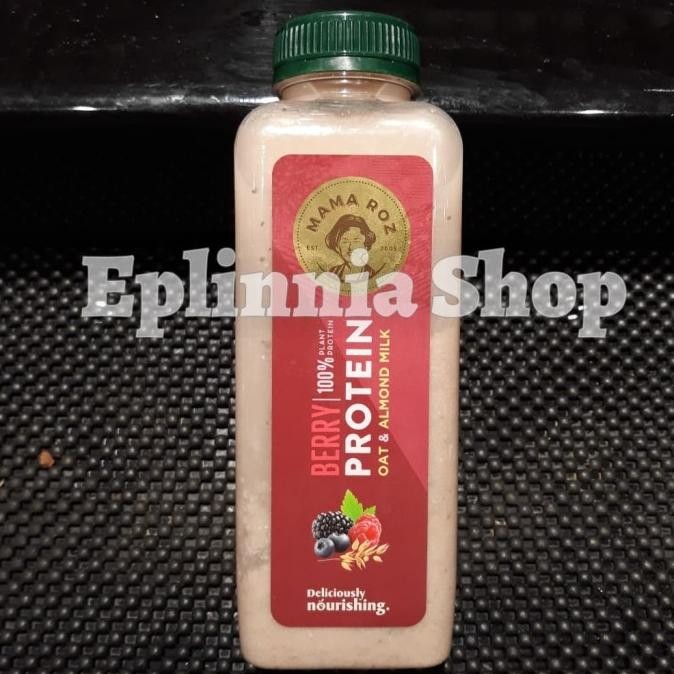 

juice mama roz berry protein oat & almond milk 520 ml - jus termurah