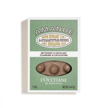 

loccitane almond scrubbing soap 125gr termurah