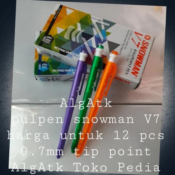 

Produk Baru!! pulpen snowman V7