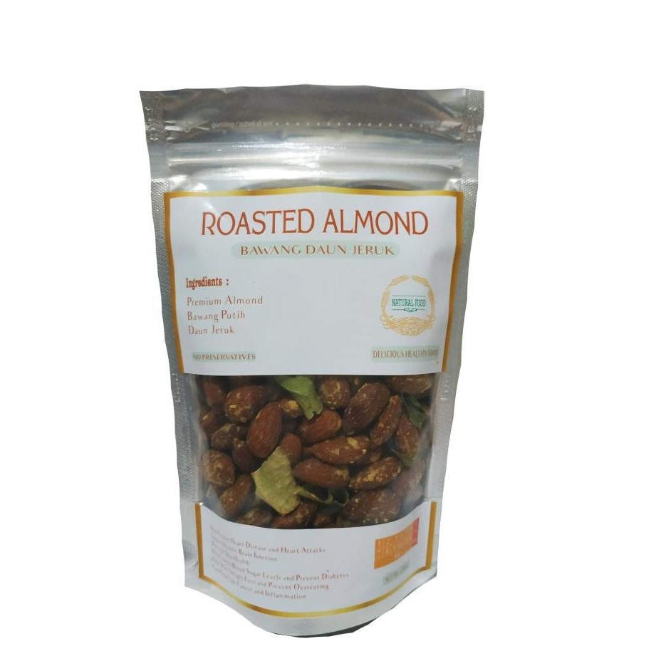

almond panggang bawang daun jeruk - 200 gr termurah