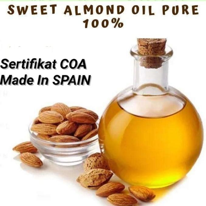 

100% pure sweet almond oil ( 1 liter ) termurah