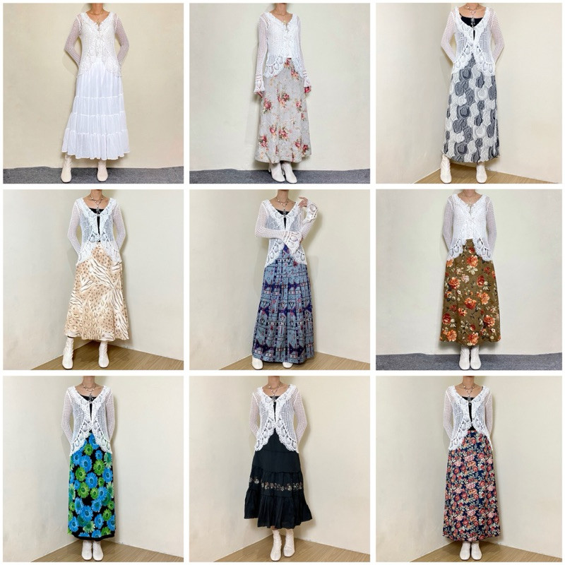 Belilah [Update] Skirt / Long Skirt / Midi Skirt / Mini Skirt / Rok Vintage / Preloved Y2K / Vintage