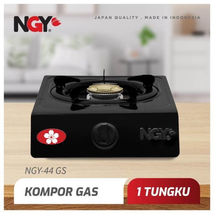 Ngy Stain-Free Gas Stove / Kompor Gas Api 1 Tungku | Ngy-444 Nagoya