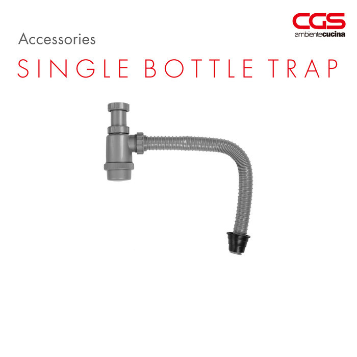 SELANG PEMBUANGAN KITCHEN SINK CGS SINGLE BOTTLE TRAP