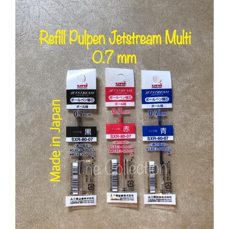 

Produk Baru!! ATK0590UN REFILL 0,7mm Jetstream MULTI Pulpen Mitsubishi Uni isi ulang
