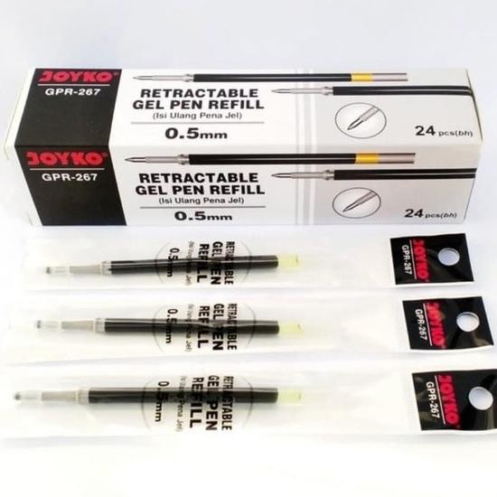 

Produk Baru!! Isi Refill Pulpen Gel Joyko GP-265 / GPR-267 0.5 mm - 1 box isi 24 pcs