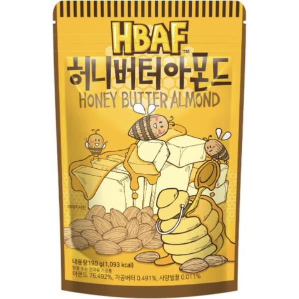 

honey butter almond korea 210gr termurah