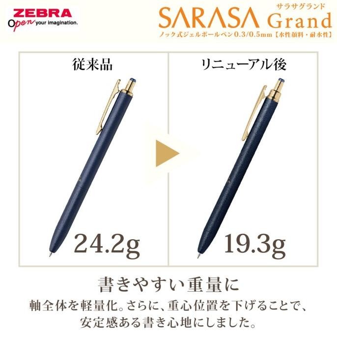 

Zebra Sarasa Grand New Version 0.3mm 0.5mm Vintage Retro Color Gel Ink Pen Pulpen Premium JJ57 JJH57