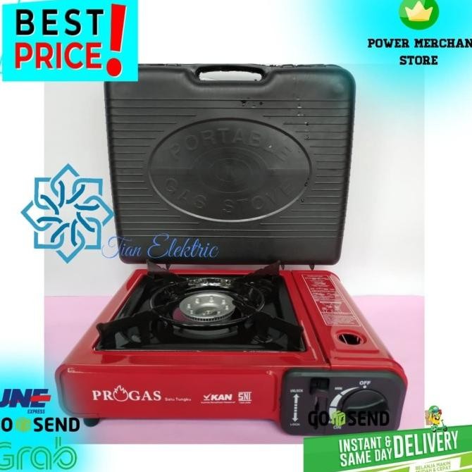 Progas Kompor Gas Portable 2In1