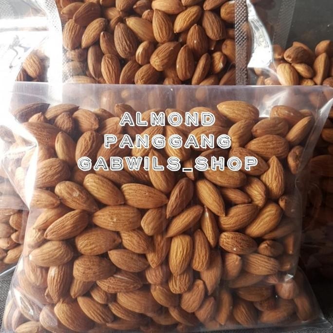 

almond panggang 100gr / roasted almond utuh termurah