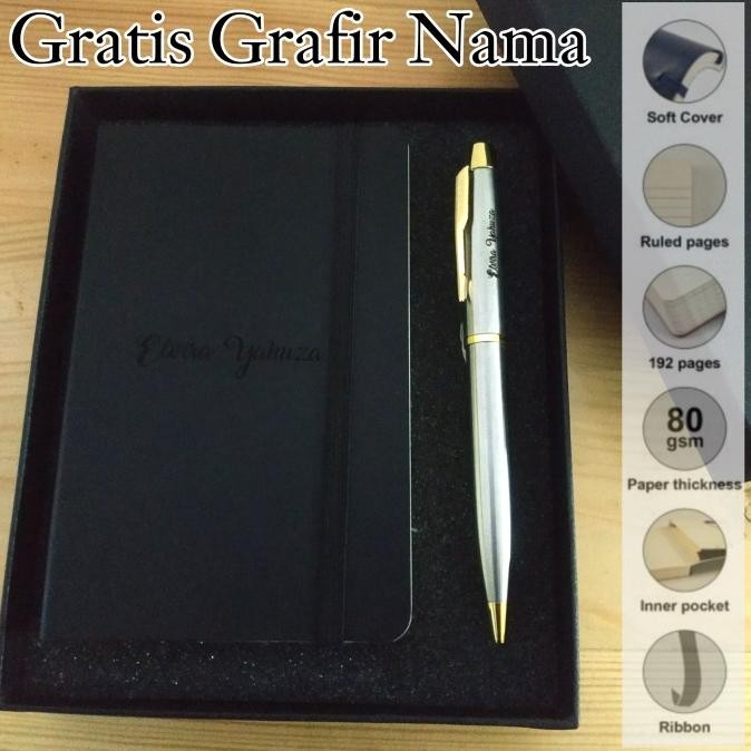 

Gift Set Mewah Seminar Kit Pulpen Dan Notebook Exclusive Gratis Grafir Stok Terbatas