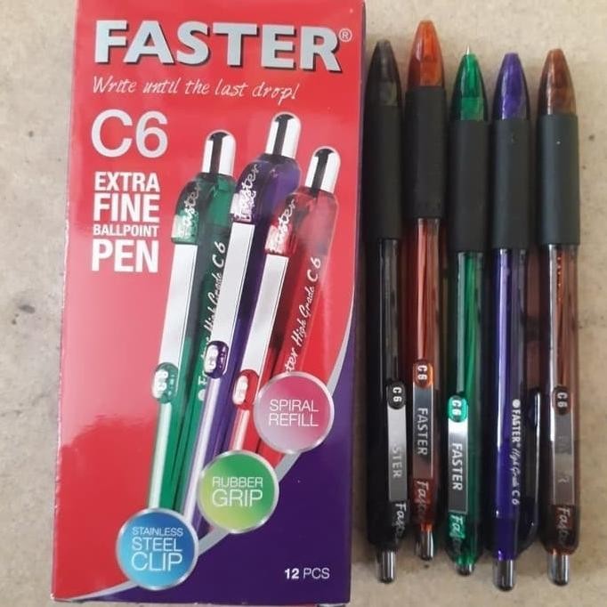 

Produk Baru!! pulpen faster c6 / faster c6