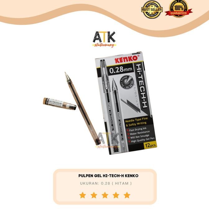 

Produk Baru!! Pulpen Gel Hi-Tec-H Kenko atk