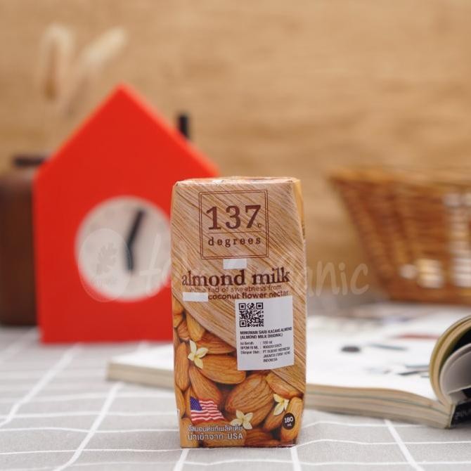 

real almond milk 180ml - 137 degrees milk termurah