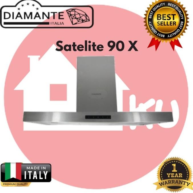 Cooker Hood Diamante Satelite 90 X Island Hood