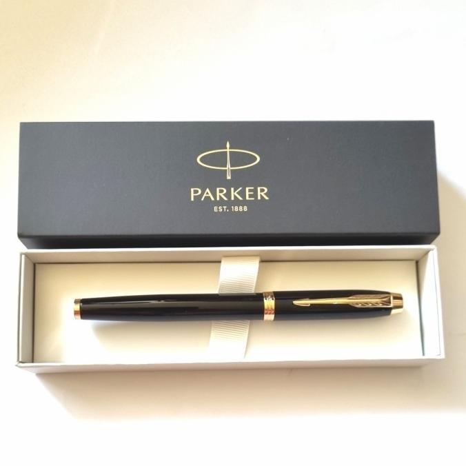 

Pulpen Parker Im Black Gold Trim Gt Roller Ball Rb Original Stok Terbatas