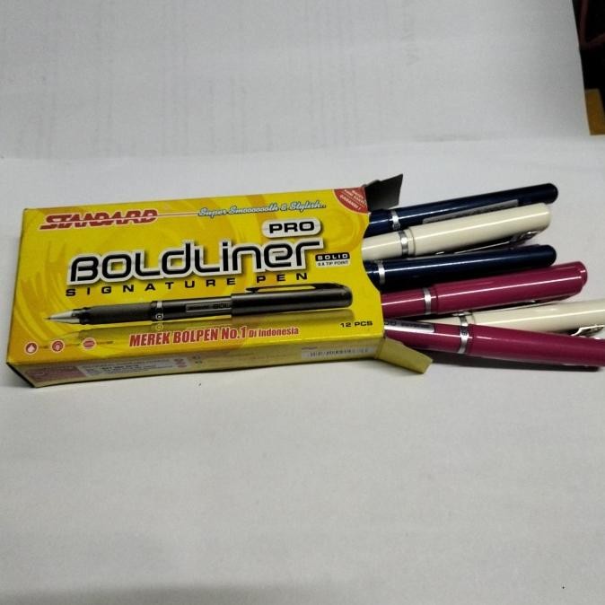

Pulpen Standard Boldliner Pro 0.8 ( Biru ) Stok Terbatas
