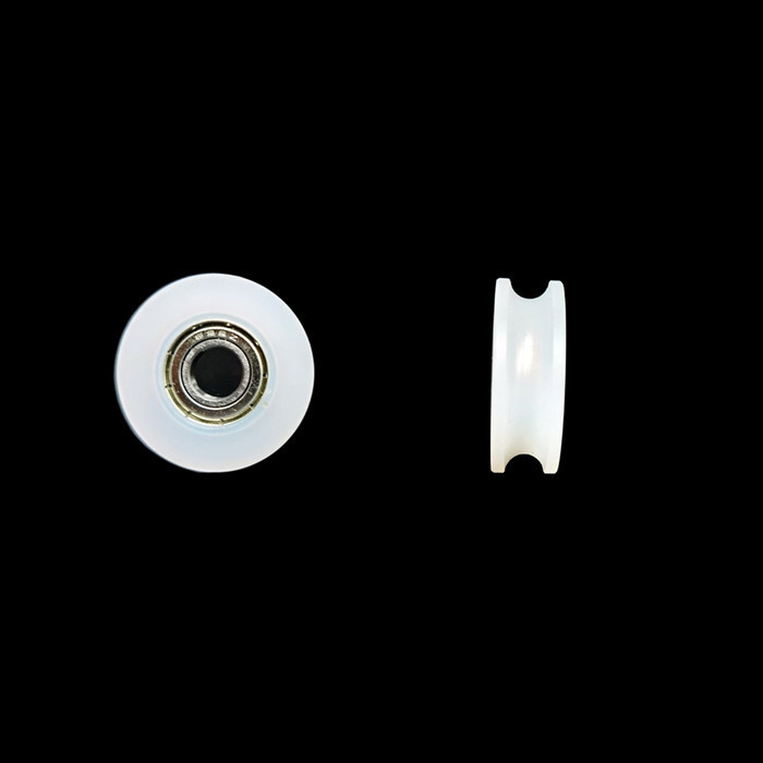 U-GROOVE NYLON BEARING ROLLERS DOOR AND WINDOW PULLEYS SLIDING DOORS PLASTIC WHEELS MECHANICAL PULLE