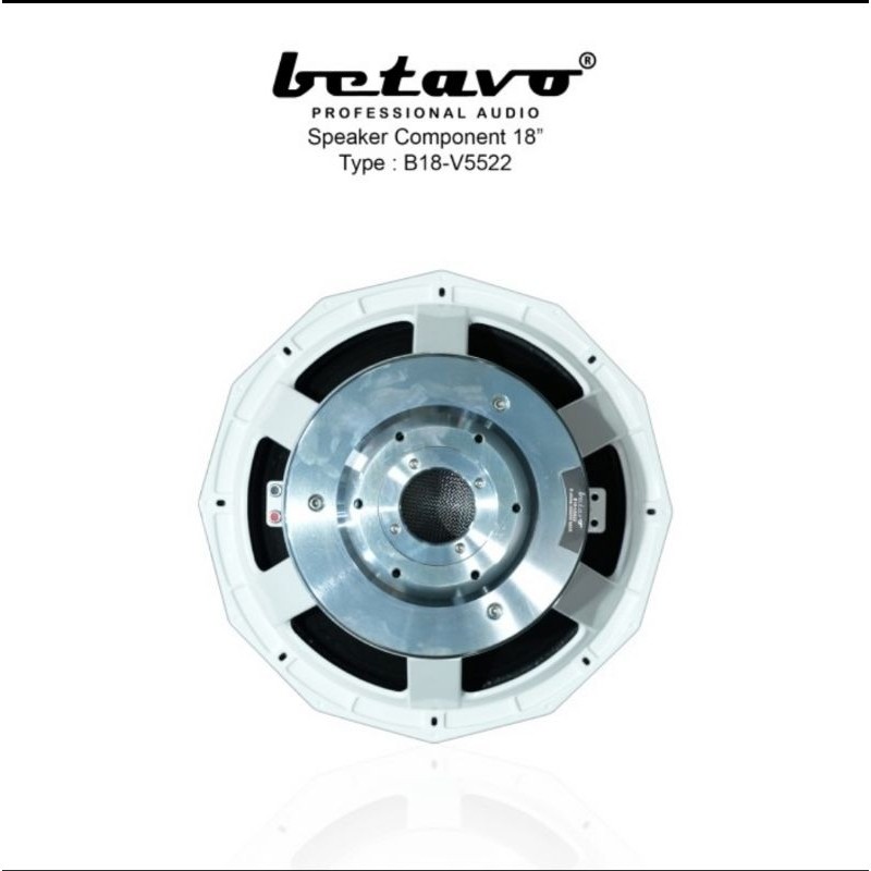 Speaker komponen Betavo B18 V5522 component 18 inch V 5522